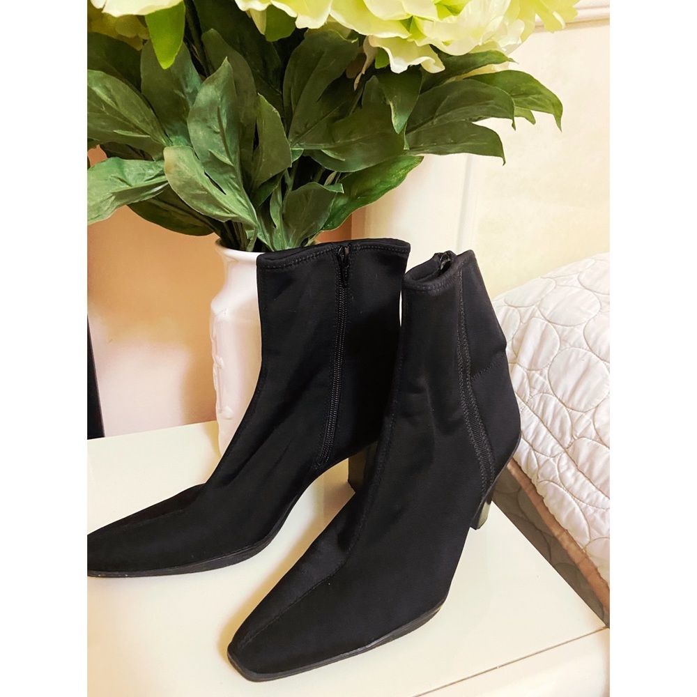 Black Point Toe Booties - Picture 3 of 5